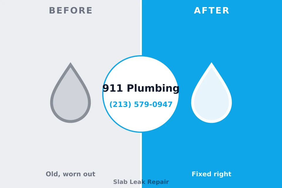 Before and after: plumbing repair Marienville, PA